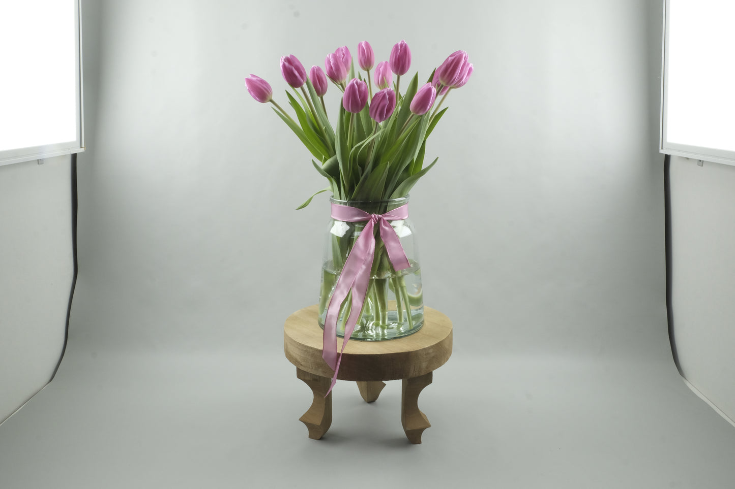 Pink tulips - 15 stems