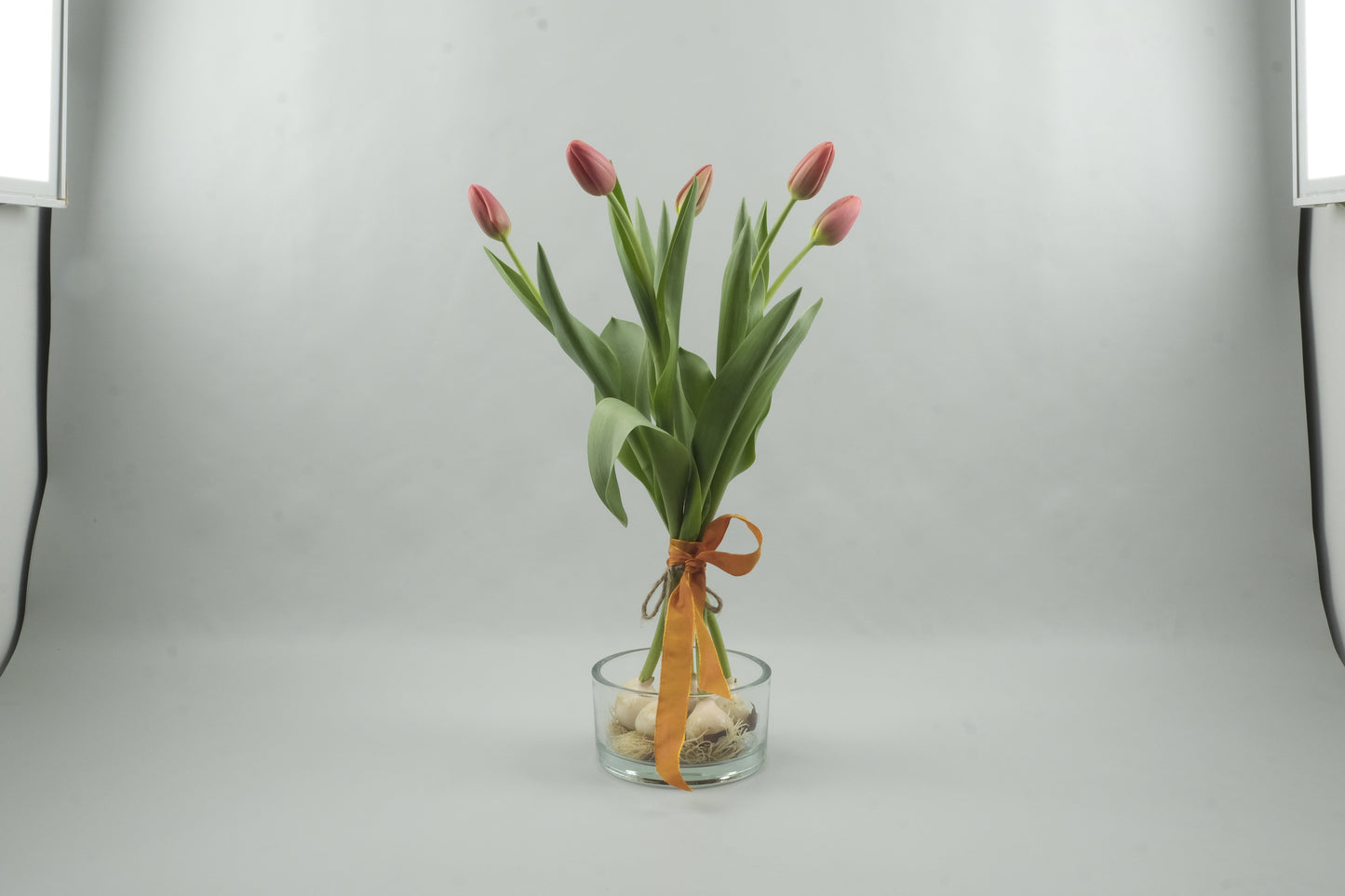 Orange tulips - 5 stems