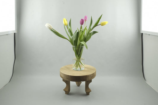Mix yellow, white and pink tulips - 5 stems