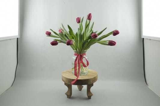 Red tulips - 9 stems