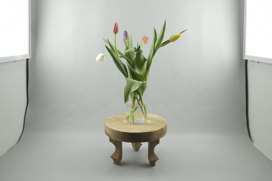 Mix yellow, white, purple and orange tulips - 5 stems
