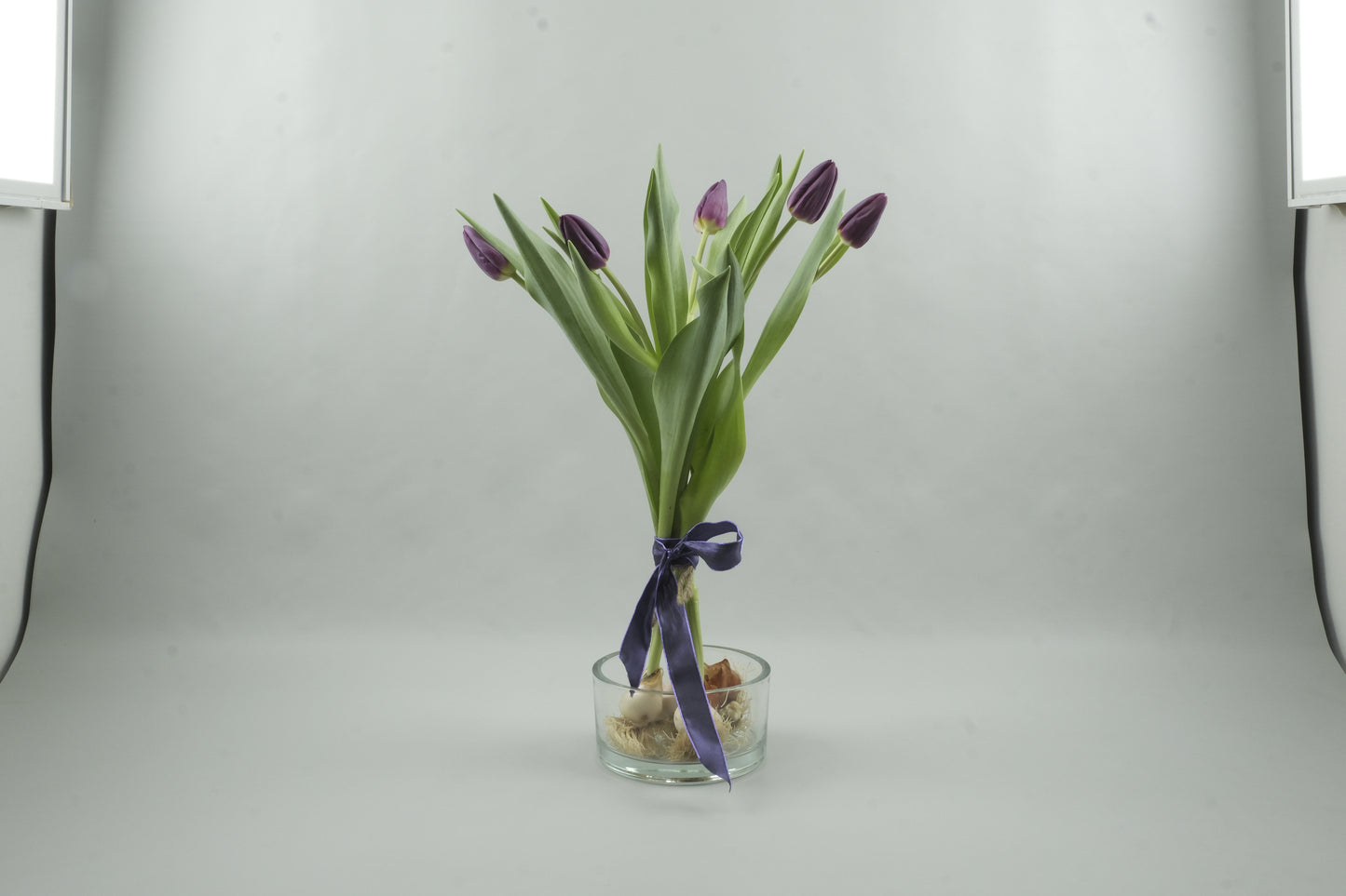 Purple tulips - 5 stems
