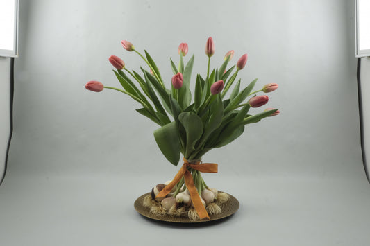 Orange tulips - 15 stems